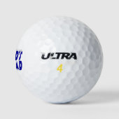 Beste pap blauwe 3d tekst golfballen (Logo)