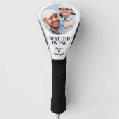 Beste Pap By Par Custom Foto Golf Lover Gift Golfheadcover (Voorkant)