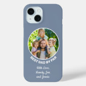Beste Pap By Par Golf Gezegde Aangepaste foto Case-Mate iPhone Case (Achterkant)