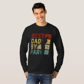 Beste Pap By Par Golf Lover Gift Funny Vaderdag T-shirt (Voorkant volledig)