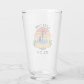 Beste Pap By Par Golf Lover Vaders Dag Custom Glas (Achterkant)