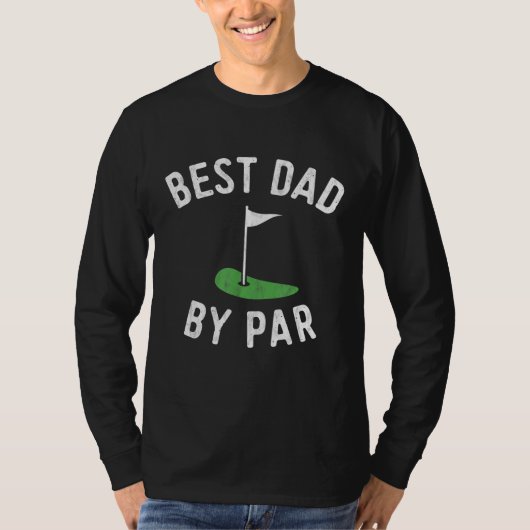 Beste Pap By Par Grappig Golf Vaderdag Gift Daddy T-shirt (Voorkant)