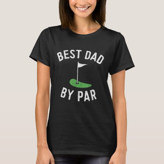 Beste Pap By Par Grappig Golf Vaderdag Gift Daddy T-shirt (Voorkant)
