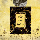 Beste Pap By Par Moderne kalligrafie Leafy Swirl p Fleece Deken