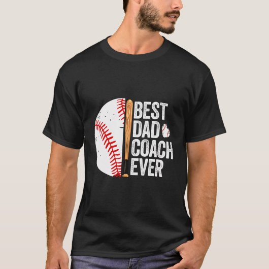 Beste pap Coach Ever T-shirt (Voorkant)
