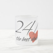 Beste pap, diepgevroren glazen Mok 10 oz (Center)