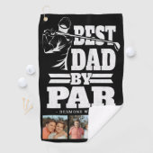 Beste Pap Door Par 3xPhoto Vaders Dag Cadeau Golfhanddoek (Insitu)