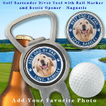 Beste Pap Door Par Gepersonaliseerd Huisdier Hond  Divot Tool<br><div class="desc">Beste pap van par... Twee van je favoriete dingen, golf en je hond! Nu kun je je beste vriend meenemen terwijl je 18 holes speelt. Pas deze golfbal marker en bijpassende golf accessoires aan met uw honden favoriete foto en naam. Introductie van het perfecte geschenk voor de golfliefhebber in je...</div>
