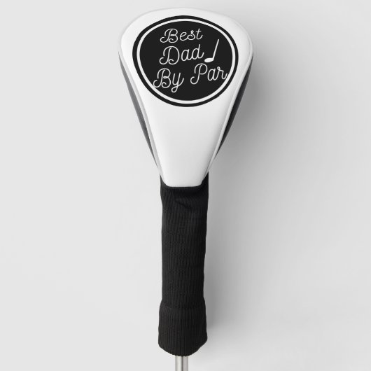 Beste Pap Door Par Gepersonaliseerde Custom Monogr Golfheadcover (Voorkant)
