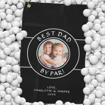 Beste Pap Door Par Golfer Foto Leuk Gift Zwart Wit