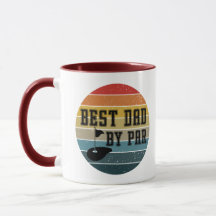 Beste pap door par retro zonsondergang Mok