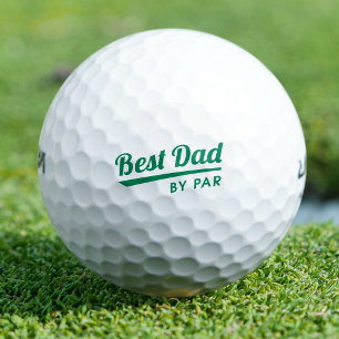 Beste pap door par Vaderdag cadeau groen Golfballen