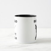 Beste Pap Door Par Vaderdag Golf Daddy Golfer Pun Mok (Midden)