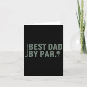 Beste pap door par Vaderdag golfen verjaardagscade Kaart