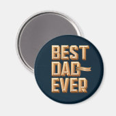 Beste pap en man ooit magneet (Voorkant / Achterkant)