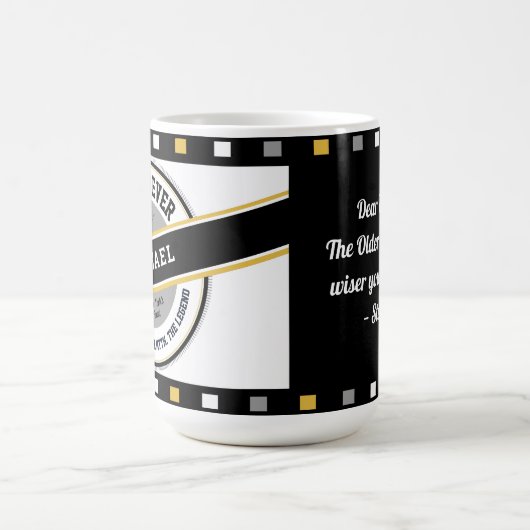 Beste pap Ever Cool Vaderdag Persoonlijk Koffiemok (Center)