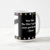 Beste pap Ever Cool Vaderdag Persoonlijk Koffiemok (Voorkant rechts)