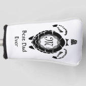 Beste pap Ever Diamond Zee Turtle Golf Head Hoesje Golfheadcover (Voorkant)