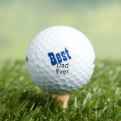 Beste pap Ever Golf Balls Golfballen (Insitu Shirt)