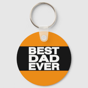 Beste pap Ever Lg Sinaasappel Sleutelhanger