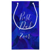 Beste pap Ever Royal Blue Vaderdag Klein Cadeauzakje (Achterkant)