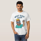 Beste pap Ever T-shirt (Voorkant volledig)