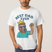 Beste pap Ever T-shirt (Voorkant)