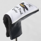 Beste pap Ever Wood Duck Zwemend Golf Head Hoesje Golfheadcover (3/4 voorkant)