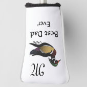 Beste pap Ever Wood Duck Zwemend Golf Head Hoesje Golfheadcover (Draai 90)