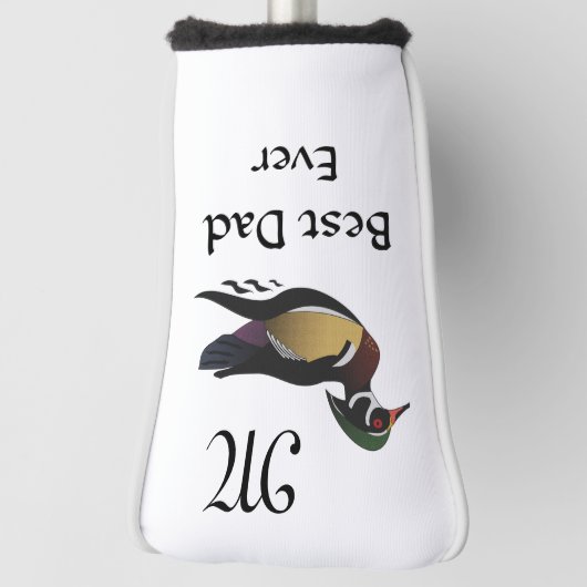 Beste pap Ever Wood Duck Zwemend Golf Head Hoesje Golfheadcover (Draai 90)
