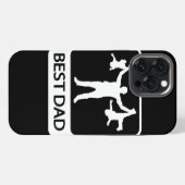 Beste pap - Funny iPhone Case Hoesje (Achterkant horizontaal)
