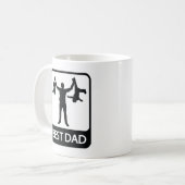 Beste Pap - Grappige Vaderdag Coffee Mok (Voorkant links)