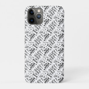 Beste pap in Word Art Black White Vaderdag Case-Mate iPhone Case