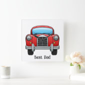 Beste pap-klok. Volledig aanpasbaar. Vierkante Klok (Huis)