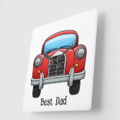 Beste pap-klok. Volledig aanpasbaar. Vierkante Klok (Hoek)