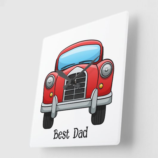 Beste pap-klok. Volledig aanpasbaar. Vierkante Klok (Hoek)