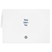 Beste Pap Medaille Broche Vaderdag (Achterkant Horizontaal)