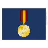 Beste Pap Medaille Broche Vaderdag (Voorkant Horizontaal)