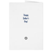 Beste Pap Medaille Broche Vaderdag (Achterkant)