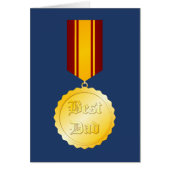 Beste Pap Medaille Broche Vaderdag (Voorkant)