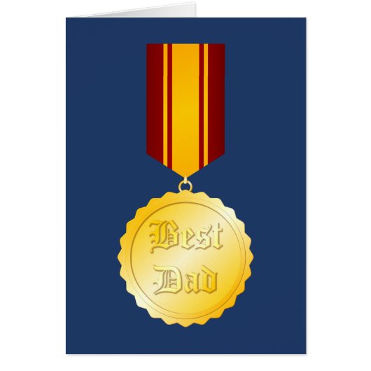 Beste Pap Medaille Broche Vaderdag (Voorkant)
