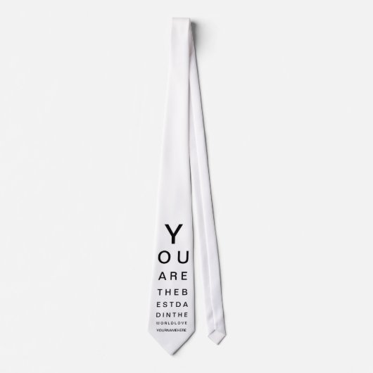 Beste pap-oogtest stropdas (Voorkant)