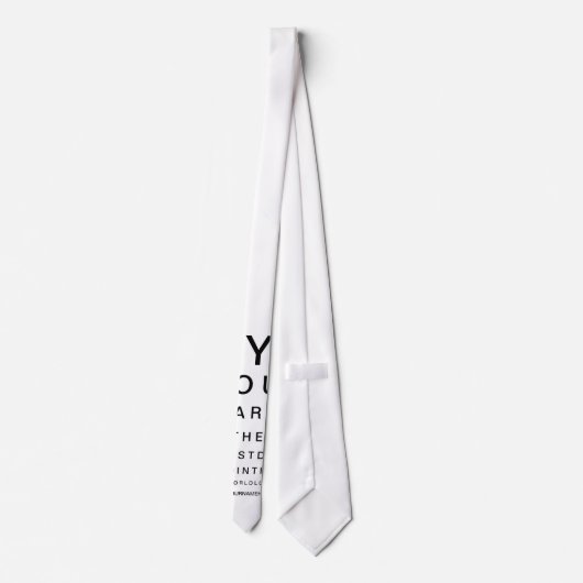 Beste pap-oogtest stropdas (Achterkant)