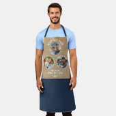 Beste Pap Ooit 3 Foto's Vaderdag Keepsake Schort (Gedragen)