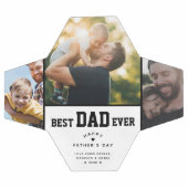 Beste pap ooit Aangepast 3 Kleurenfoto Vaders Dag Voetbal (Enkel)