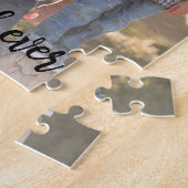 Beste pap ooit aangepast verticaal foto zwart scri legpuzzel (Zijkant)