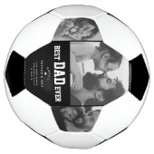 Beste pap ooit Aangepaste Foto Collage Fathers Dag Voetbal (Gedraaid)
