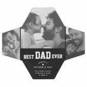 Beste pap ooit Aangepaste Foto Collage Fathers Dag Voetbal (Enkel)