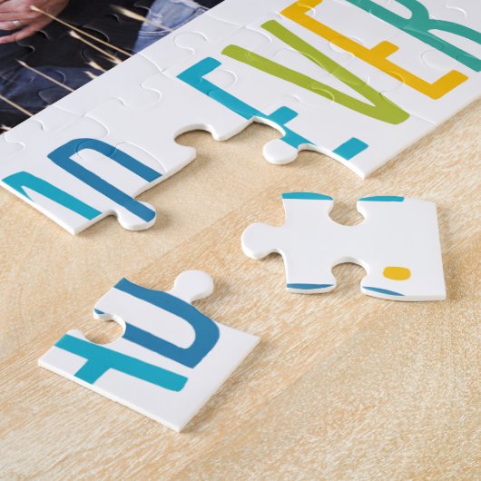 Beste pap ooit aangepaste foto-puzzel legpuzzel (Zijkant)