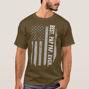 Beste pap ooit  Amerikaanse vlag D T-shirt